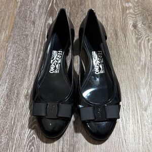 Salvatore Ferragamo Vara Bow Jelly Ballet Flat